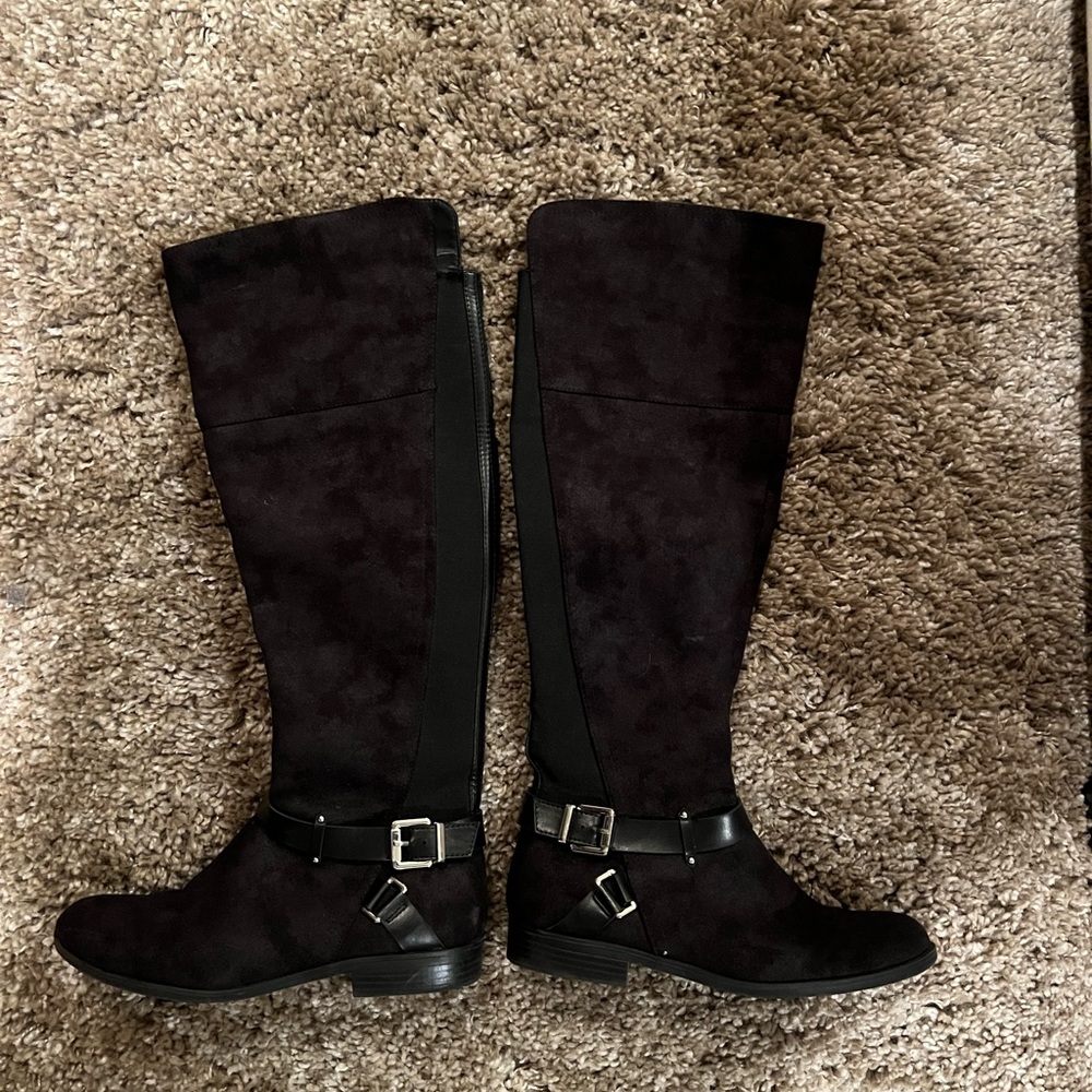 Black high boots